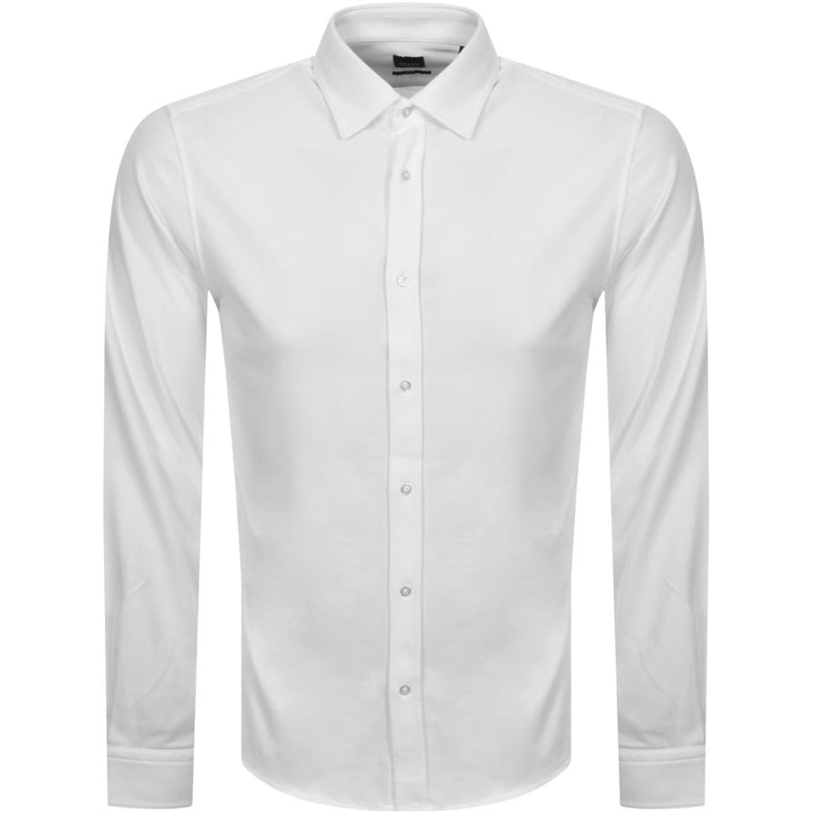 Alternative Image for ProductBOSS Casual Mypop 3 Long Sleeve Shirt White1